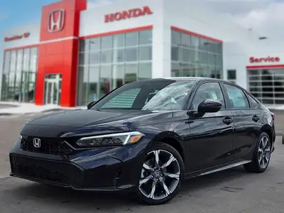 NEW TO CANADA? WE HAVE AN APPROVAL WAITING FOR YOU! The 2026 Honda Civic Hybrid Sport Touring is the...