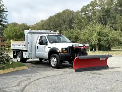 2007 Ford F-450 XL Super Duty Plow with Dump Truck Dump Measurements 8 Foot Long 8 Foot Wide Overall...