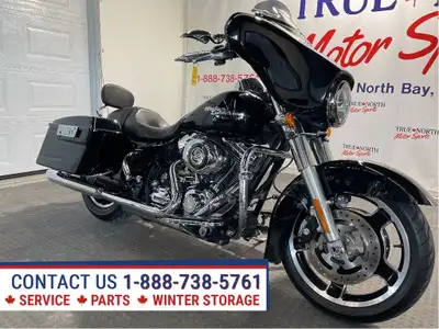 Street Glide at True North Motor Sports has just 37,593 km. Twin Cam 96 engine, six speed Cruise Dri...