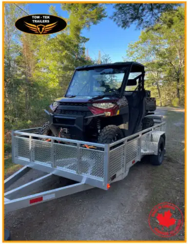 2026 Tow Tek 6x12 Tandem Aluminum Utility – 4,000lb Gate – 5YR Warranty Description: Stop buying "di...