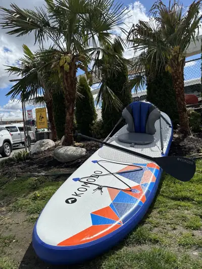 Komodo Paddle Board 10FT 4in. Long 2FT 7in. Wide Max weight capacity is 125KG / 275LBS 2025 Komodo P...