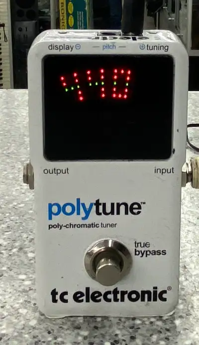 TC Electronics Polytune Poly-Chromatic Tuner Pedal, View more