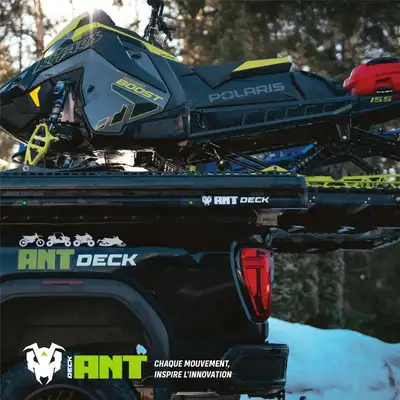 Remorque ANT Rover Fixe 8’ 2025 La ROVER est un sled deck fixe manuelle en aluminium de qualité aéro...