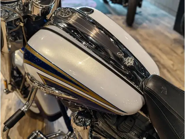 2014 Harley-Davidson CVO Softail Deluxe // Candy Cobalt and Whit in Street, Cruisers & Choppers in Winnipeg - Image 10