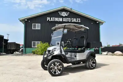 BLOWOUT SALE! 2023 MATRIX Utility Golf Cart – SILVER | 5-YEAR WARRANTY | MUST GO! BRAND NEW | ELECTR...