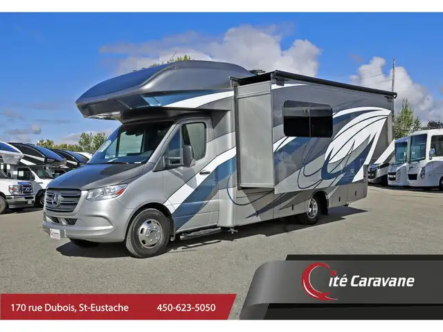 2020 Entegra Coach Qwest 24L 1 extension mercedes turbo diesel S in RVs & Motorhomes in Laval / North Shore - Image 37