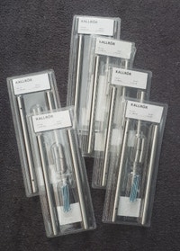 6 x Ikea KALLROR 213mm Stainless Steel Kitchen Cabinet Handles Ottawa Ottawa / Gatineau Area Preview