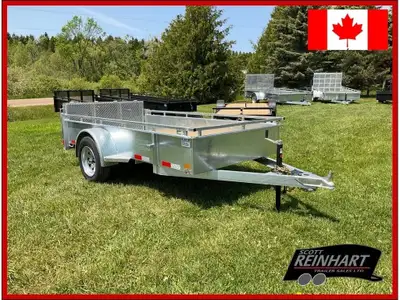 2026 Canada Trailers 5x10 Galvanized Utility 2990LB GVWR, (1) 3500LB Axle with Easy Lube Spindles, D...