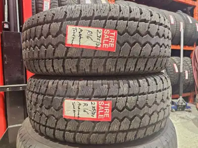 A pair of good used Winter P235/70R16 Motomaster Winter install and balance $250 Loose purchase $100...