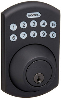 Lockstate LS-DB5i-RB-B Remotelock Wi-Fi Electronic Deadbolt Door
