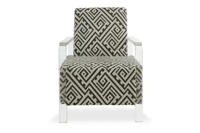 Modern Accent Chair with acrylic arms for only $175, View more
