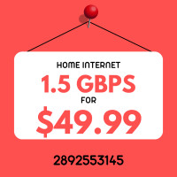 **FAST INTERNET DEAL** Rogers 1.5 gbps