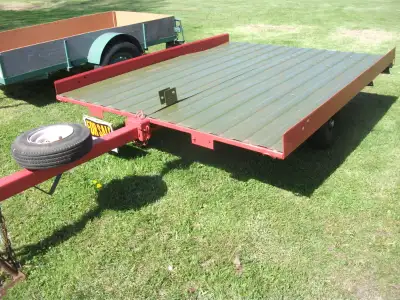 One 96" by 77" tows well with spare tire 700.00, #2 96" by 65" tows well with spare tire, 700.00, al...