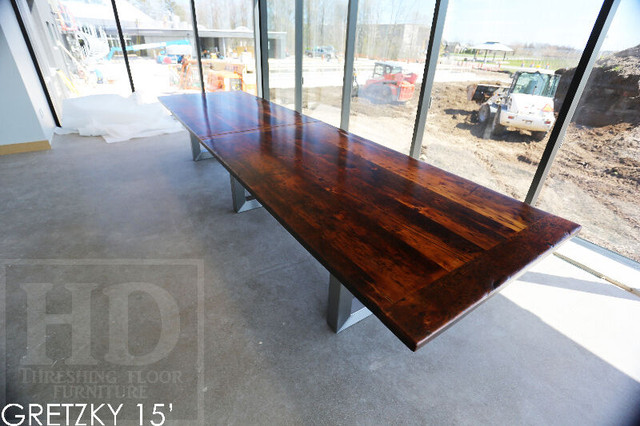Ontario Barnwood Tables / www.table.ca in Dining Tables & Sets in Cambridge - Image 3