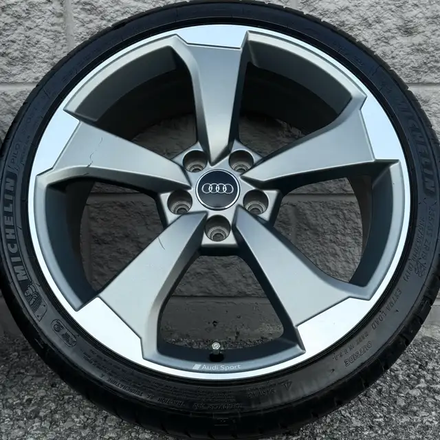 (99%) 4x Audi RS3 19" OEM Summer Wheels Package in Tires & Rims in City of Toronto - Image 6