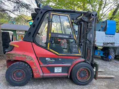 15,850 lb lift capacity moves loads lighter trucks can't touch. Diesel power built for steady outdoo...
