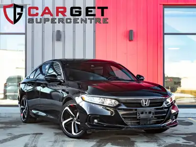 Carget Supercentre is proud to present this 2021 Honda Accord Sport EXTERIOR: CRYSTAL BLACK PEARL IN...