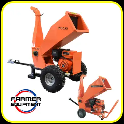 Ducar 5" wood chipper, 15hp with electric start, View more