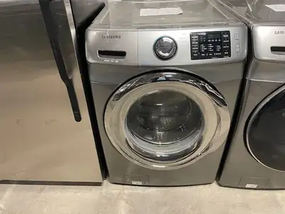 Laveuse seule frontale stainless Samsung (remis à neuf), View more