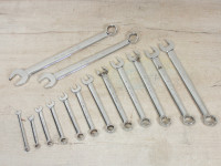 Gray Tool 14 Piece Combination Wrench Set SAE 12 Point 1/4 1 1/8