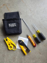 Klein Tools Radial Cartridge Stripper Crimper Screwdrivers Pouch Ottawa Ottawa / Gatineau Area Preview