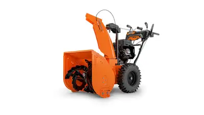 Wide 24 clearing width that moves 62 tons of snow per hour Powerful 252cc Ariens AX engine Premium f...