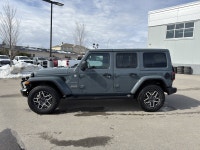 Recent Arrival! 2024 Jeep Wrangler Sahara Anvil Clear Coat Pentastar 3.6L V6 VVT 4WD 4 Auxiliary Swi... (image 1)