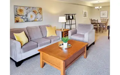 **Images are staged with furniture, but apartment is unfurnished** Bright and spacious 1 bedroom, 1...