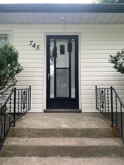 This is a recently updated 2 + den main floor residence at 745 Downie St. offers comfort, space, and...
