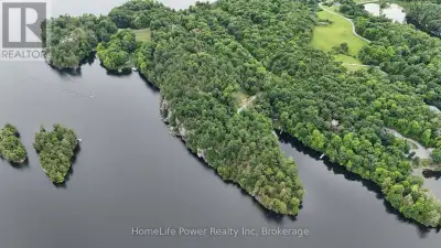 Situated on the Rideau Canal System, this +/- 17.5-acre peninsula on Dog Lake offers nearly 1,778 fe...