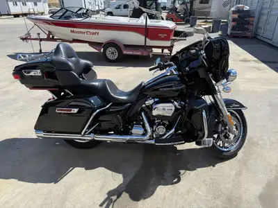 The 2019 Harley-Davidson Ultra Limited Low is a full-size touring motorcycle designed for comfort an...