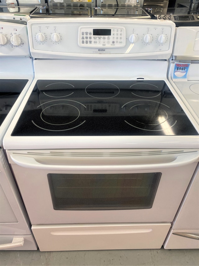 763 Cuisinière Poêle KENMORE White Stove Oven Range Cuisinières