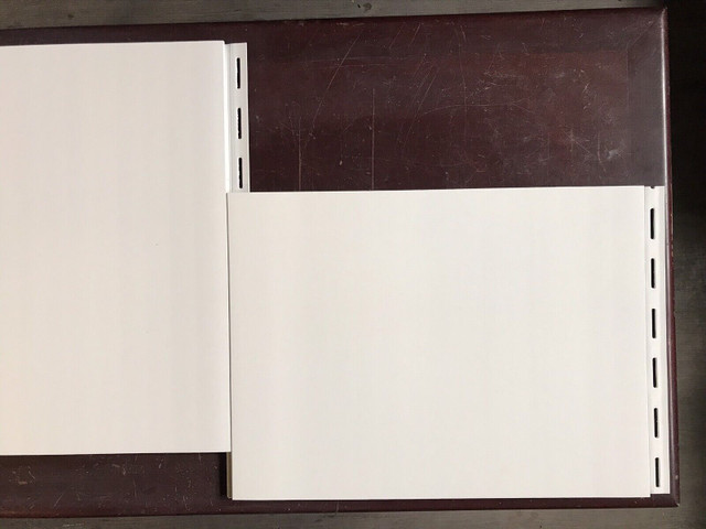 Revêtement de plastique blanc en PVC (planche) dans Planchers et murs  à Drummondville