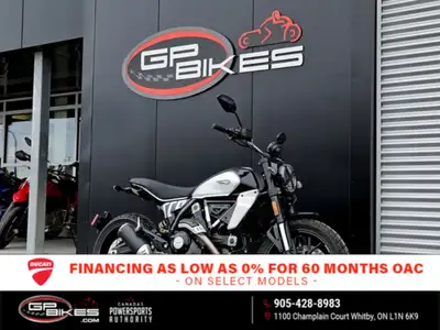 No money down. Credit approved in minutes* OACJust...CLICK HERE 2024 Ducati Scrambler Icon BlackFUTU...