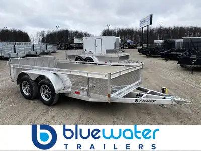 Canadian Mennonite Built Tandem Axle Aluminum Utility Trailer is $5,905.00 or $118.09/month! Ord: E1...