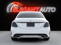 2017 Mercedes Benz C-300 AMG SPORT White Exterior on Grey Interior comes with Navigation and Back up... (image 4)