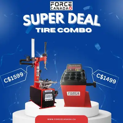 Brand New Tire Changer with Arm Assist & Wheel Balancer - Available Together or Separately! ✨ Combo...