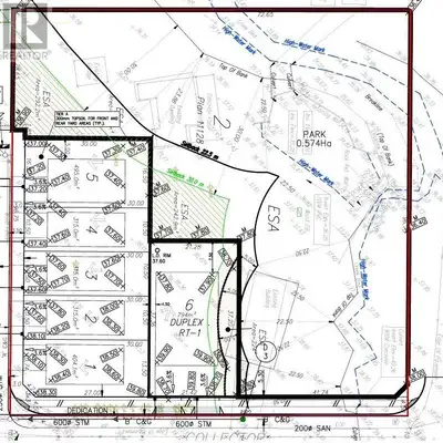 2.6 Acre In Fill Development Opportunity designated for medium density lots. Application currently s...