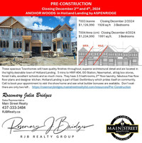 ONLY 2 Townhomes left -  Call today to book your show home tour