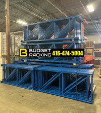 12’ x 42” , 8’ x 42” bolted redirack frame pallet racking