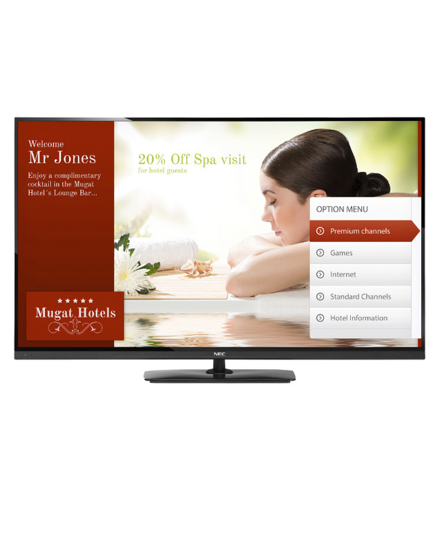 NEC Display 55″ Class HDTV (1080p) LED-LCD TV (E554) in TVs in Calgary