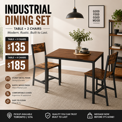 BRAND NEW - Brand new Wooden Dining table Set... LOT# 119, View more