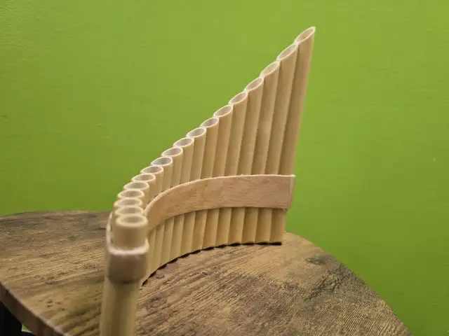 Pan flute (panpipe) + leather bag (Not Used, New!) in Hobbies & Crafts in City of Montréal - Image 7