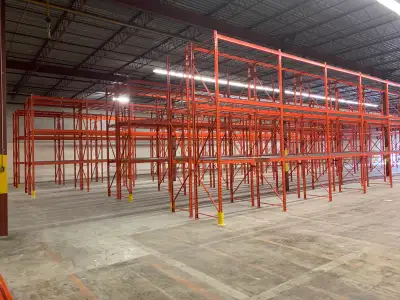 NEW & USED PALLET RACKING IN-STOCK, View more