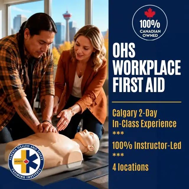  Lock in Your 2-Day Calgary First Aid Now!