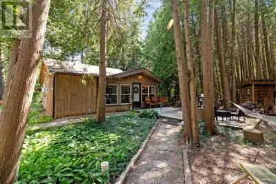 How does a cabin in the woods, walking distance to stunning Lake Huron, with 2 storey detached shop...