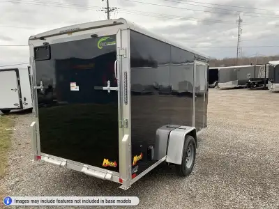 Neo All-Aluminum 6'x10' Enclosed Trailer - Loaded with standard features like a Seamless Aluminum Ro...