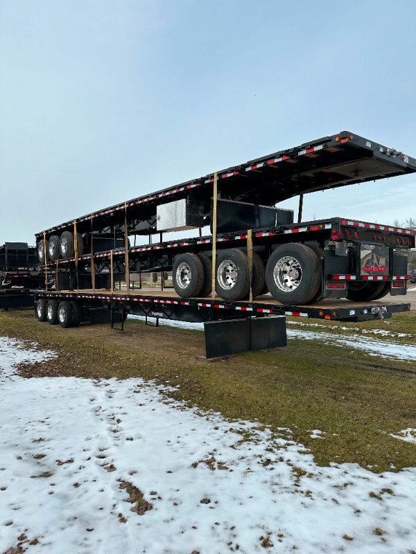 2024 Doepker Tri-Axle Flat Deck/Highboy For Sale/Rent in Heavy Equipment in Red Deer