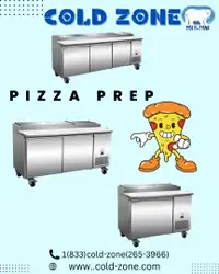 Préparation de pizza neuve Réfrigérée 71" ZONE FROIDE $2695