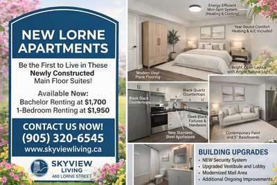 Be the first to live in these newly constructed suites, located on the main floor of a professionall...